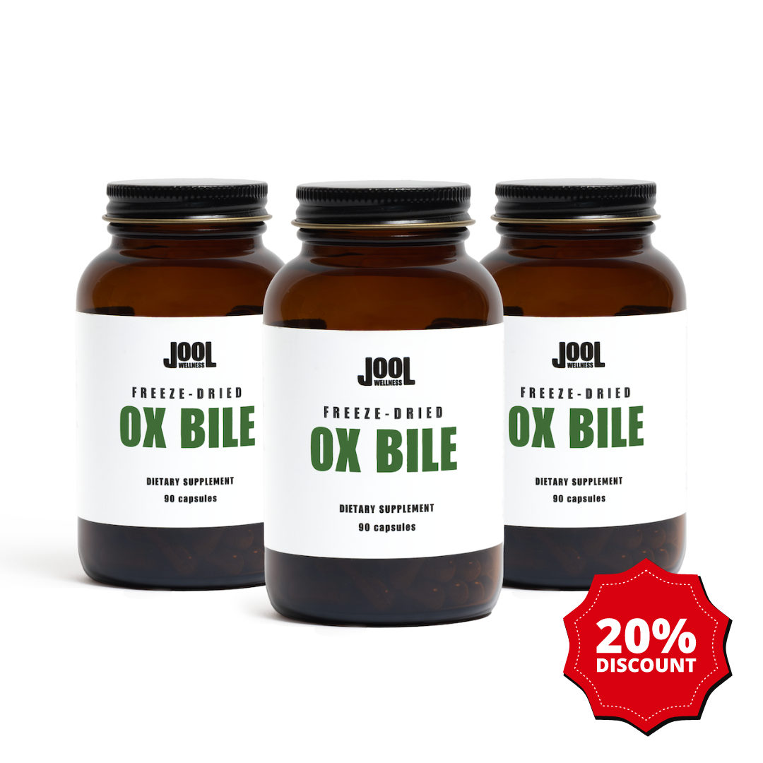 Freeze-Dried Ox Bile 3-Pack